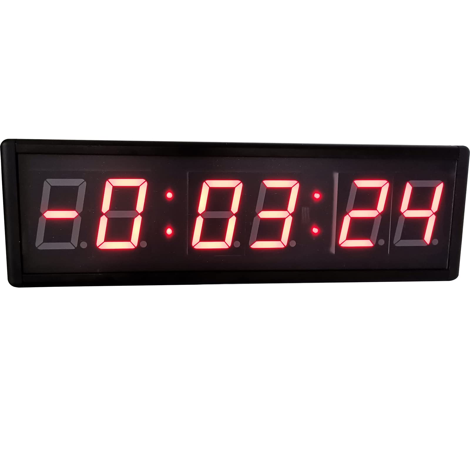 Digital Countdown Timer with Large Display - Remote Control for Positive to Negative Time Tracking in Minutes & Seconds | Perfect for Workouts, Cooking, and Presentations