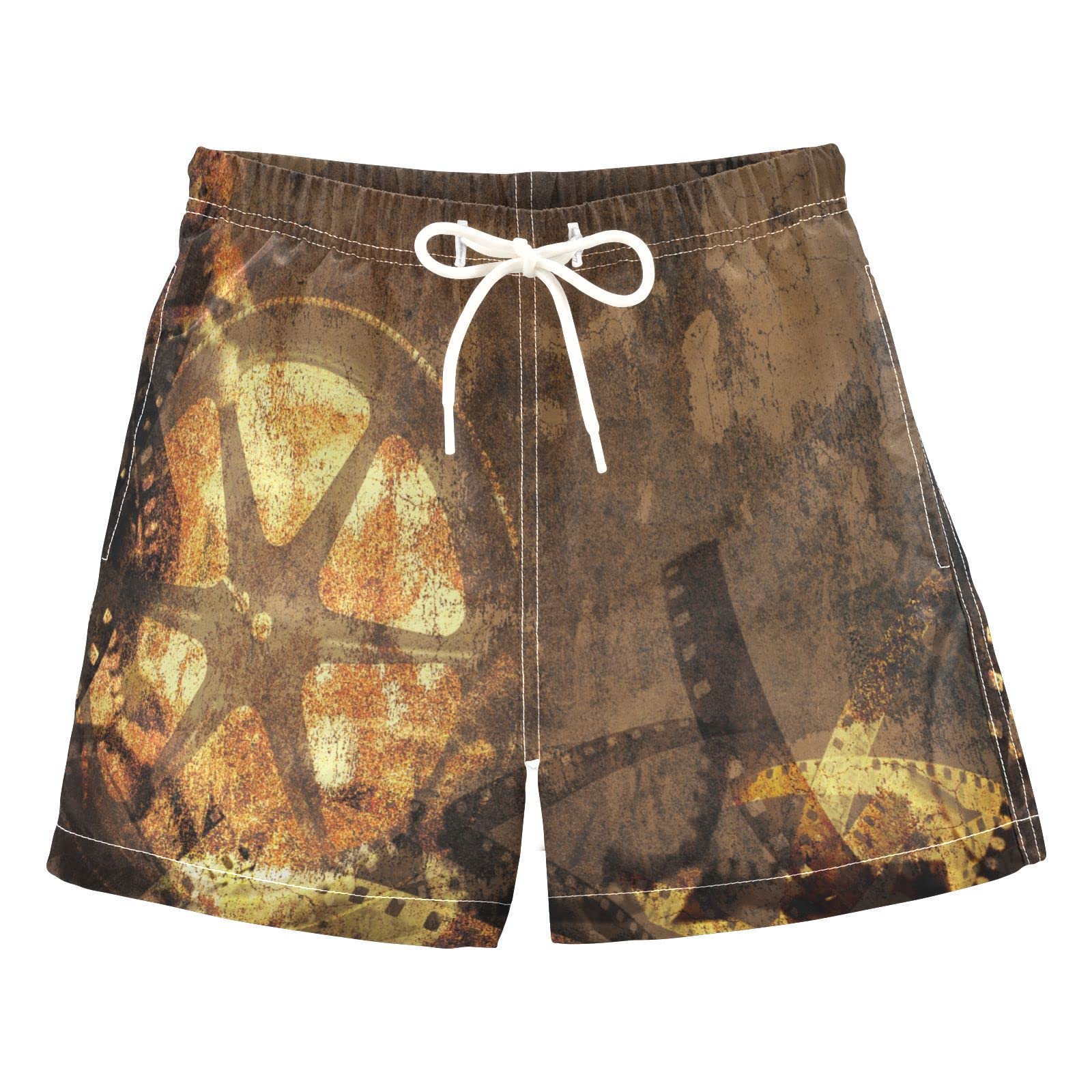 AMICHIC Boys Grunge Swim Trunks - Quick Dry Board Shorts for Beach, Surf & Pool | Hawaii Vacation Essentials | Perfect for Swimming, Surfing & Summer Outfits
