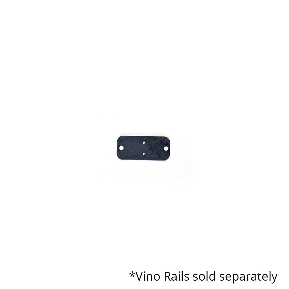 Vino Rail Single Bottle Mounting Plate - Secure Bike Wine Holder for Cycling, Commuting & Outdoor Adventures