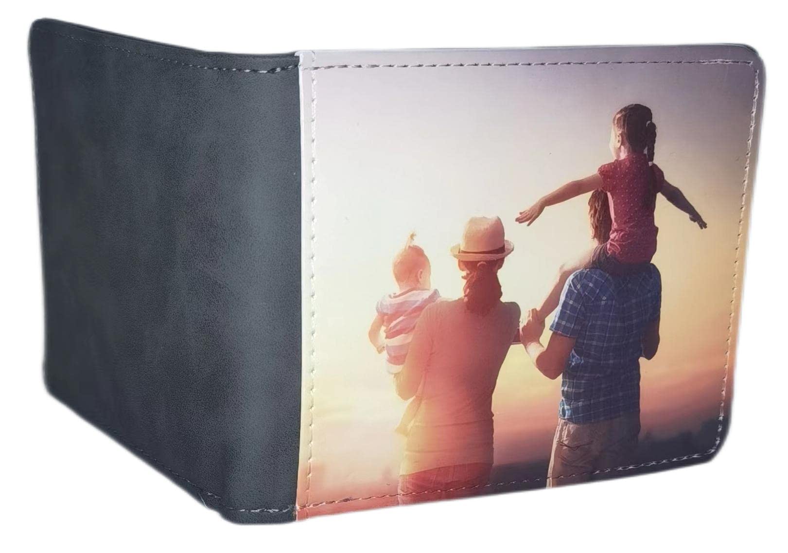 2-Piece Sublimation Wallet Blanks for DIY - Multifunctional Bank Card Holder with Two Mezzanine Pockets (Grey) | Perfect for Crafting, Personalization, and Everyday Use as Credit Card Wallets or ID Holders