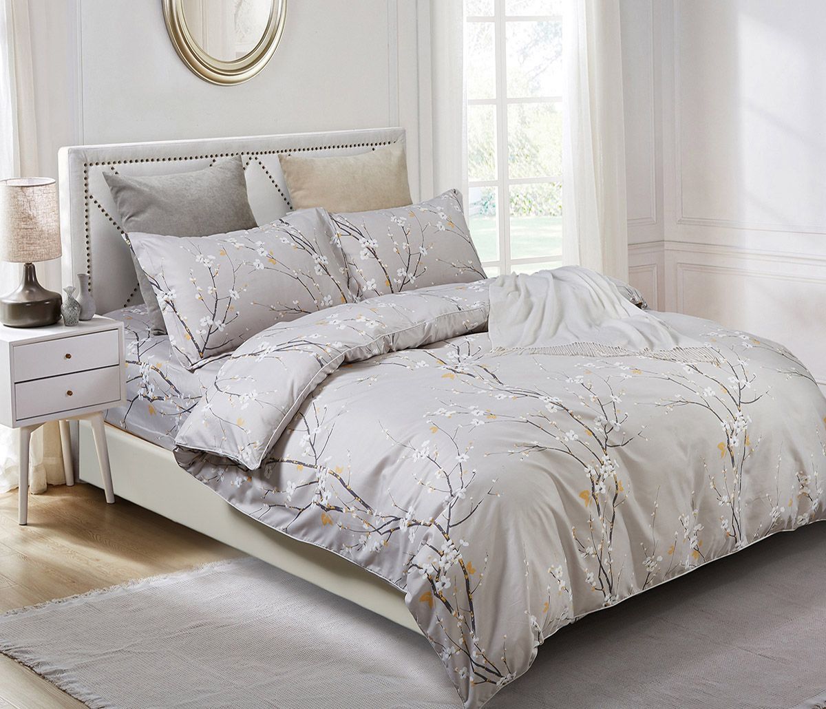Premium Kaito Super King Size Duvet Cover Set - 100% Cotton Luxury Bedding for Master Bedroom, Hotel Style Quilt Cover with Zipper Closure - Perfect for Guest Rooms, Vacation Homes & Upscale Bedroom Decor