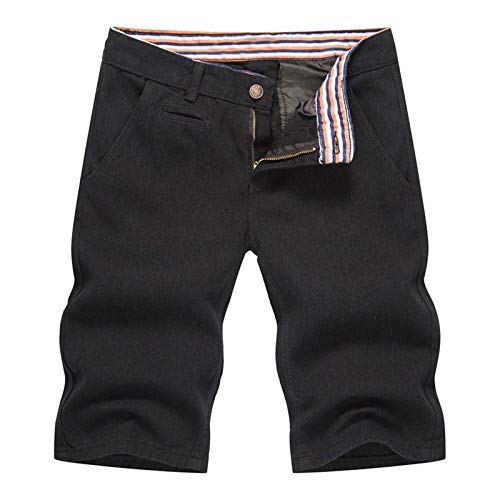 **Men's High-Waist Casual Jeans Shorts with Pockets - Bodybuilding Workout Fitness Pants for Summer - Perfect for Gym, Running & Outdoor Activities**
