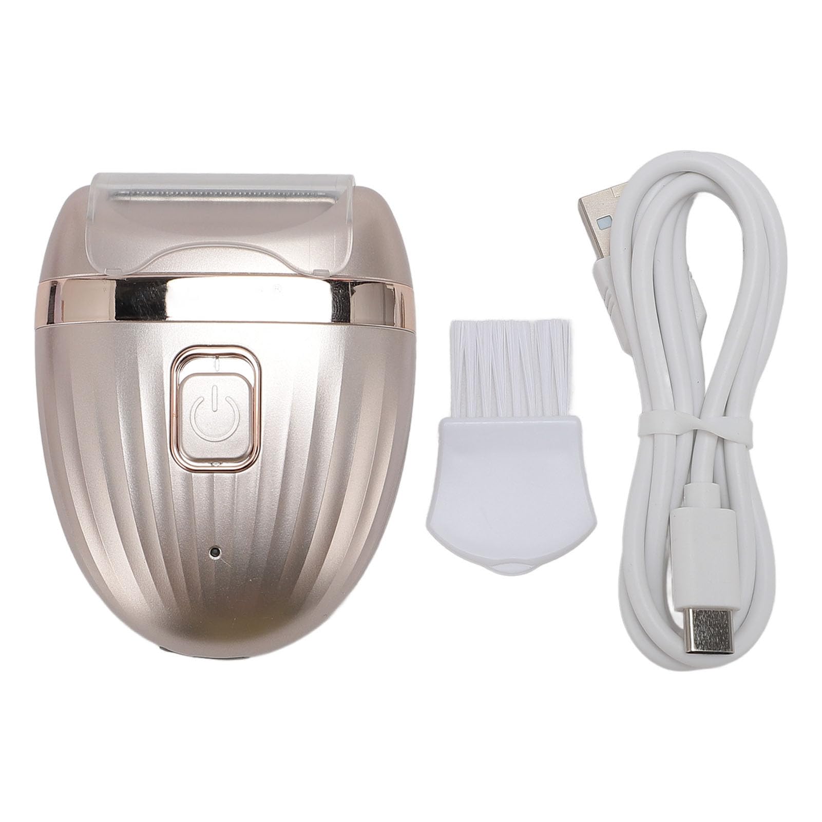 Painless Electric Women's Hair Trimmer & Remover - Waterproof & Easy to Clean for Smooth Skin - Gold (Perfect for Bikini Line, Legs & Underarms at Home)