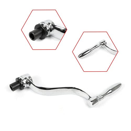 Durable 9-Tooth Elevating Knee Crank with Gear Shaft Clutch Insert for Milling Machines | Perfect for Metalworking & Precision Machining