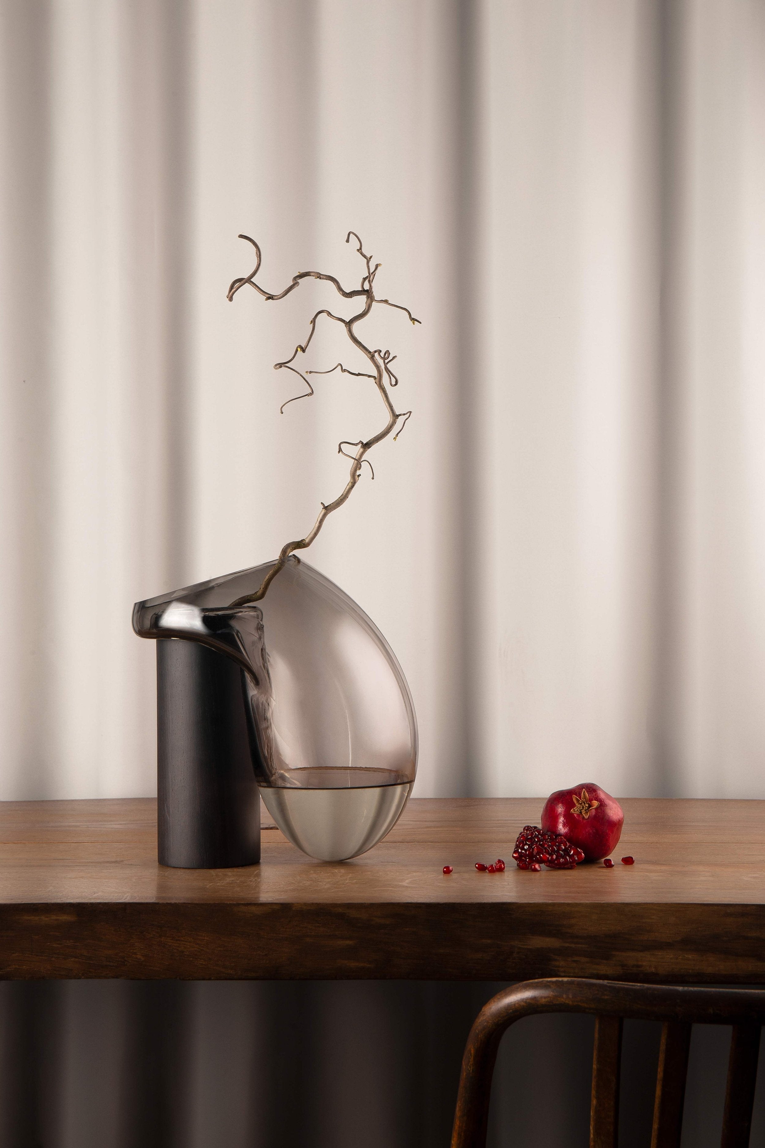 Noom Gutta Boon Vase - Modern Ceramic Home Decor for Living Room, Bedroom & Office