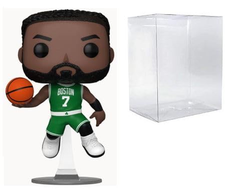Jaylen Brown Boston Celtics Funko Pop! NBA Series 11 Vinyl Figure with Protective Case - Collectible Basketball Player Toy Gift for Fans - Perfect for Display, Gifting, and Sports Memorabilia Collections