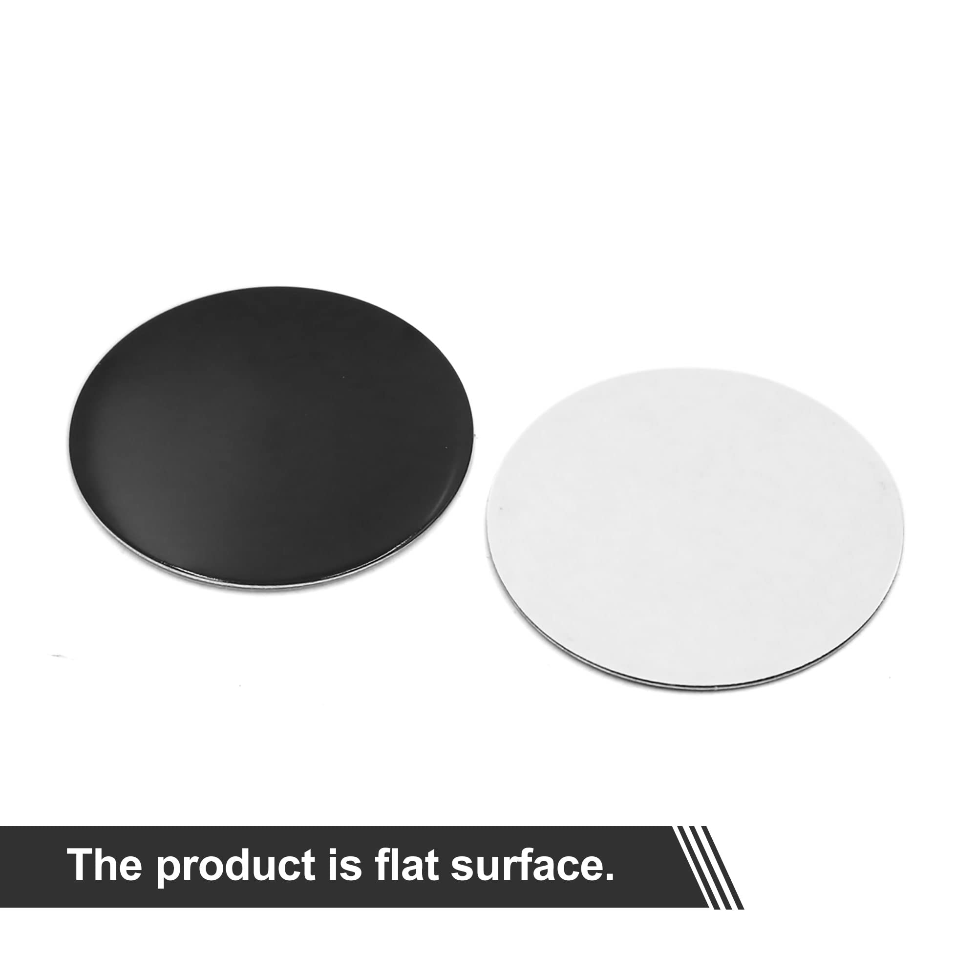 45mm Black Aluminum Alloy Wheel Hub Caps (4Pcs) - Durable Car Rim Center Cover Decoration for Sedan, SUV & Truck Wheels - Enhances Vehicle Appearance & Protects Wheel Hub