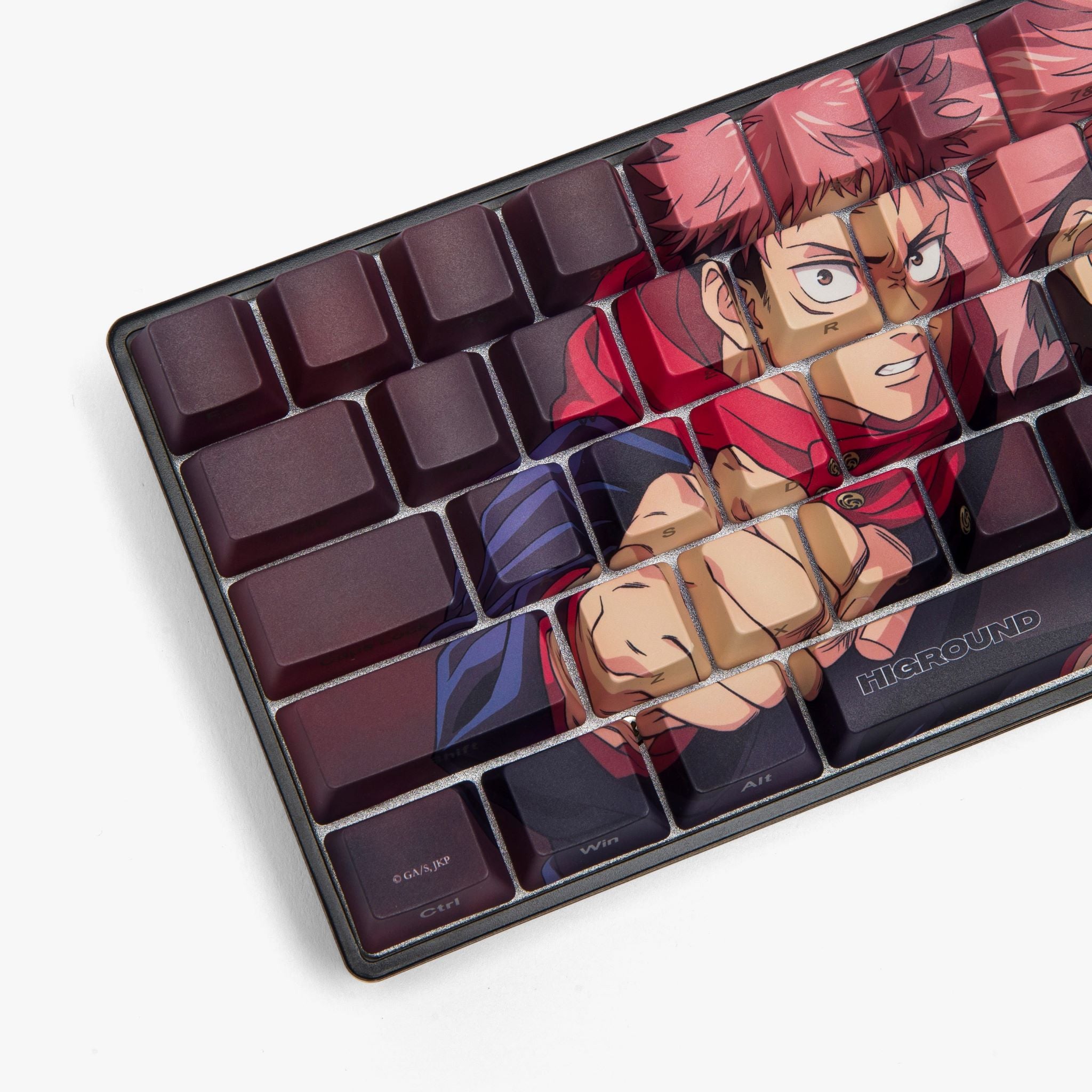 JJK x HG 68 Keycap Set - Sukuna Themed Mechanical Keyboard Keycaps for Anime Fans | Perfect for Gaming & Typing