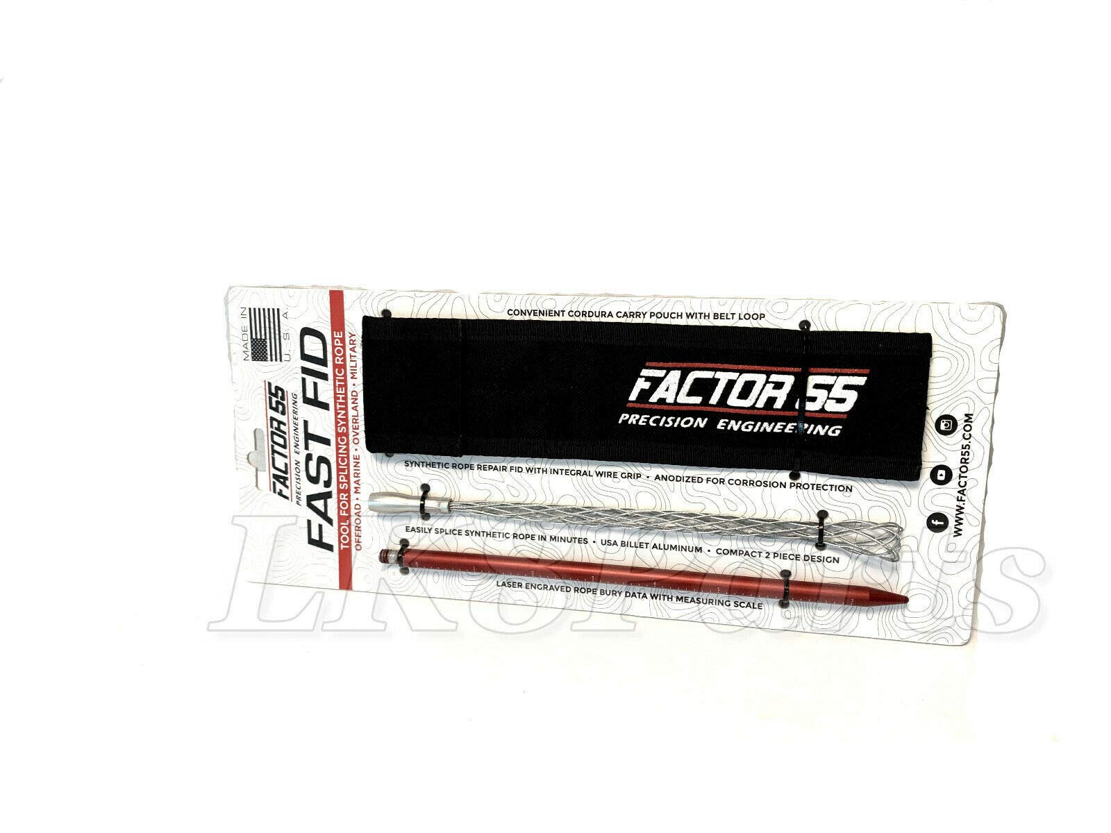 Factor 55 Fast FID Rope Splicing Tool - Professional Rope Splicer for Off-Road Recovery, Marine & Climbing | Heavy Duty Synthetic Rope Tool for Jeep, Truck & Boat Accessories