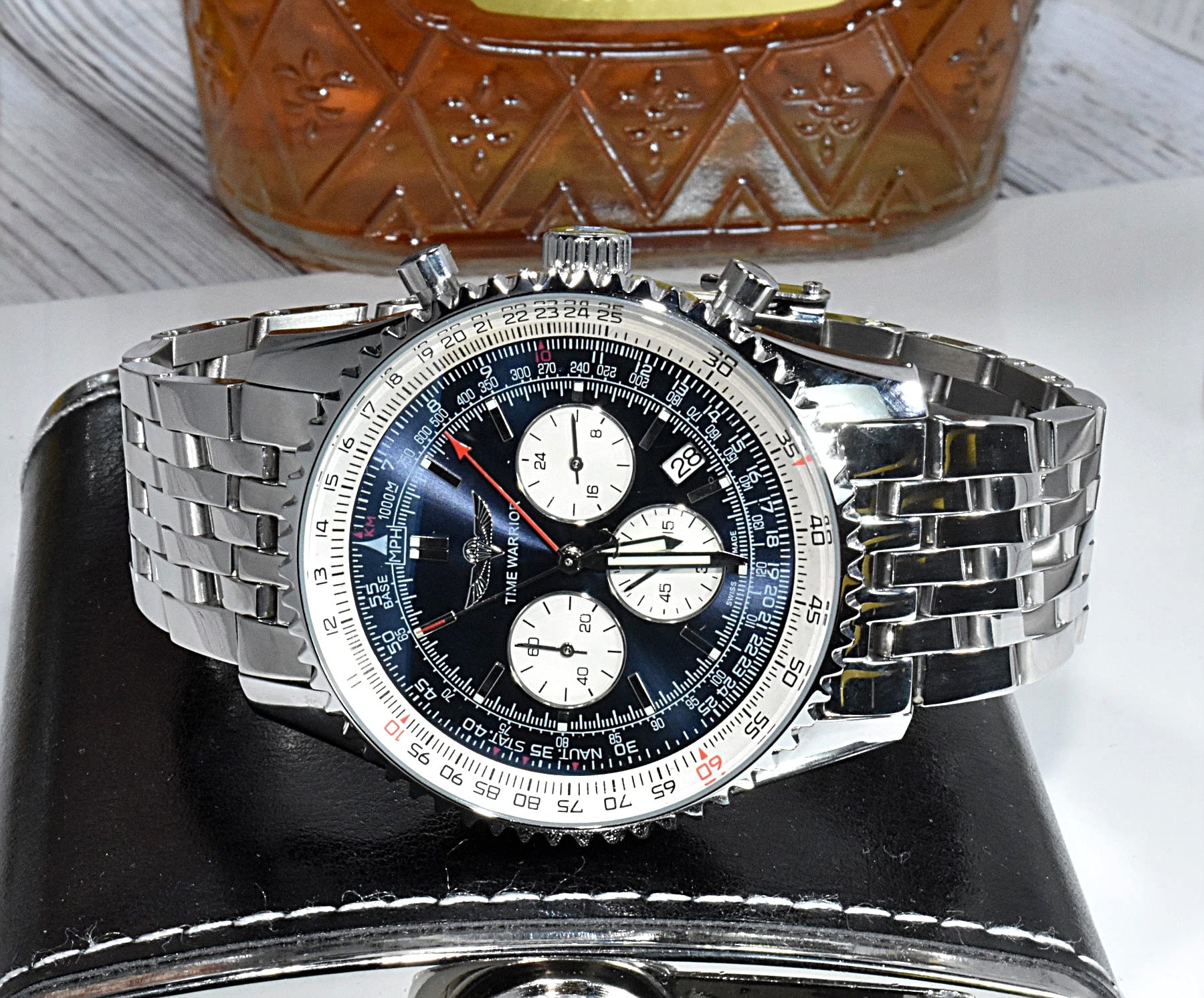 Automatic Chronograph Men's Mechanical Watch - Luxury Luminous Fashion Watch for Men | Perfect for Business, Casual Wear & Special Occasions