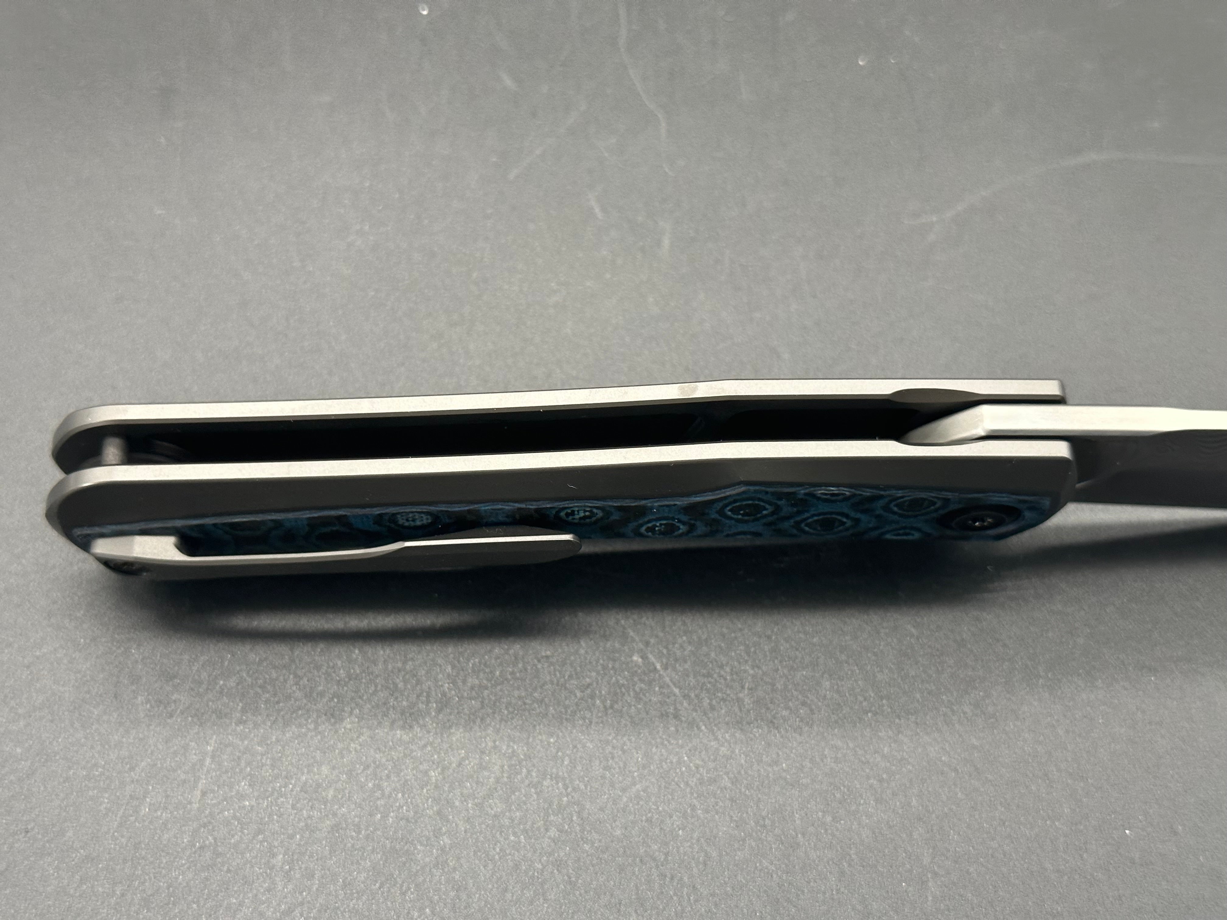 Kansept Kratos EDC Folding Pocket Knife - Premium Titanium Handle, Razor Sharp Blade for Outdoor, Camping, Hiking & Everyday Carry