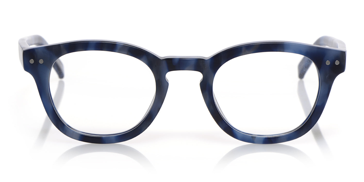 Waylaid Average Color 13 Blue Demi Front and Temples - Stylish Eyeglass Frames for Women & Men | Perfect for Reading, Work, and Everyday Fashion