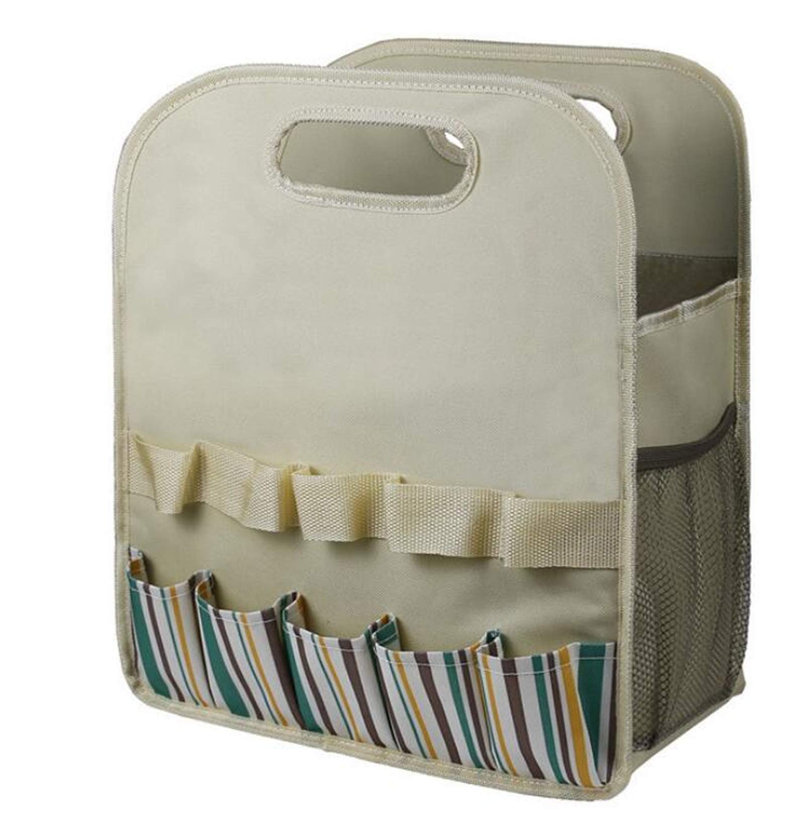 **Heavy Duty Gardening Tote Bag with PE Board & 13 Pockets - Waterproof Garden Tool Organizer for Lawn, Yard & Home Storage - Perfect for Gardening, Landscaping & Outdoor Activities**