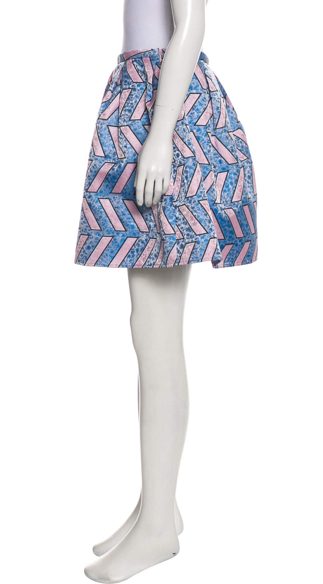 Opening Ceremony Splash Pool Jacquard Skirt in Cerulean Blue | Floral Print Summer Skirt for Women | Perfect for Beach Vacations, Pool Parties & Casual Outings