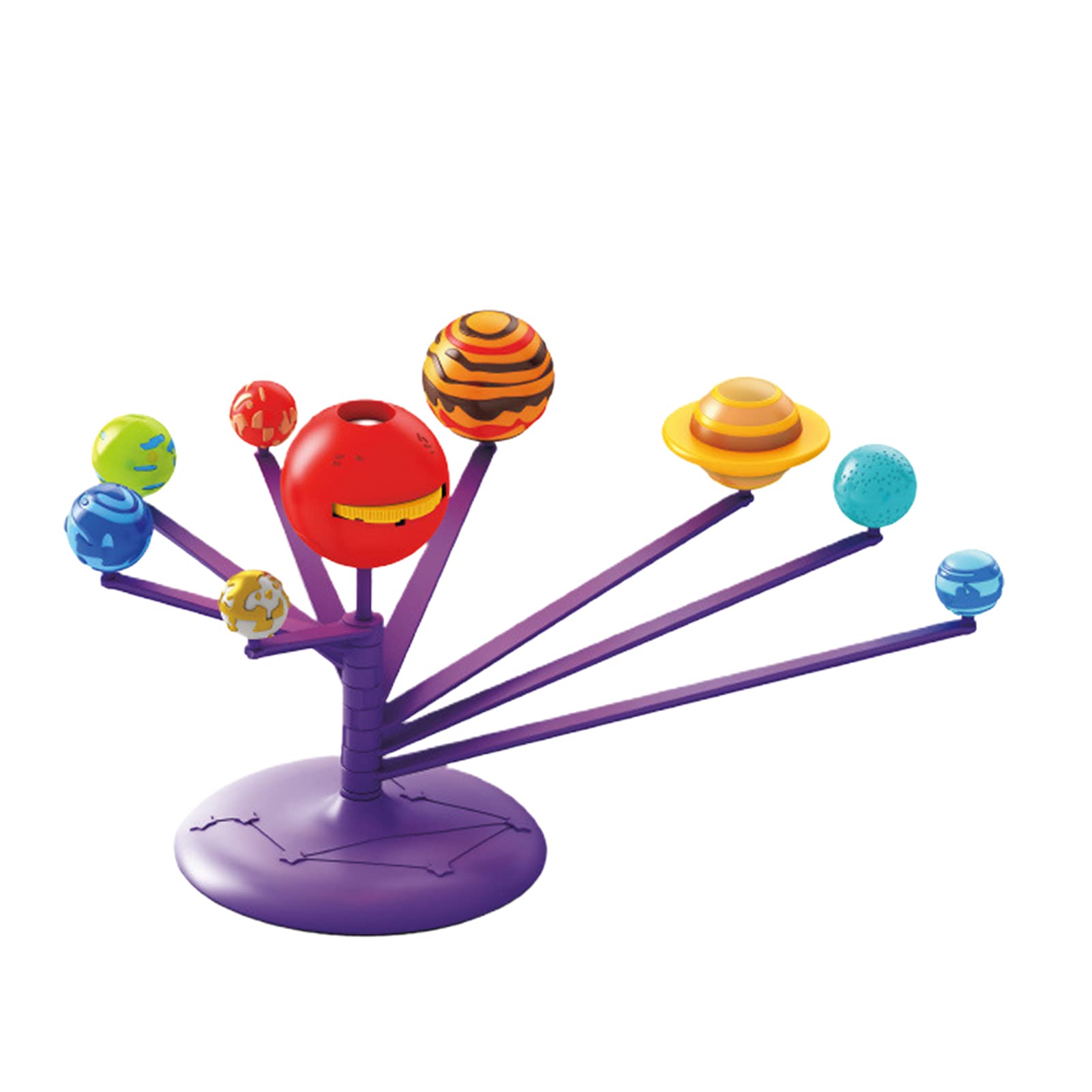 ZTGD Astronomy Toy Kit - 1 Set Educational STEM Planet Science Toys for Kids, Easy to Assemble Solar System Model - Perfect for Classroom Learning, Birthday Gifts & Space Exploration Enthusiasts