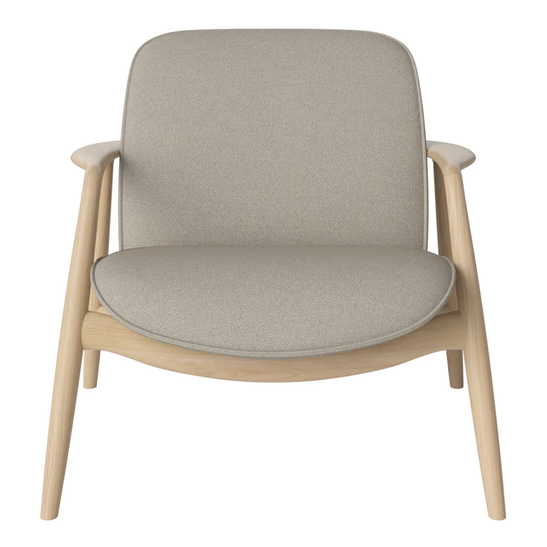 Bowie Lounge Chair - Modern Accent Chair for Living Room, Bedroom & Office - Comfortable Mid-Century Style Reading Chair with Sturdy Wooden Legs