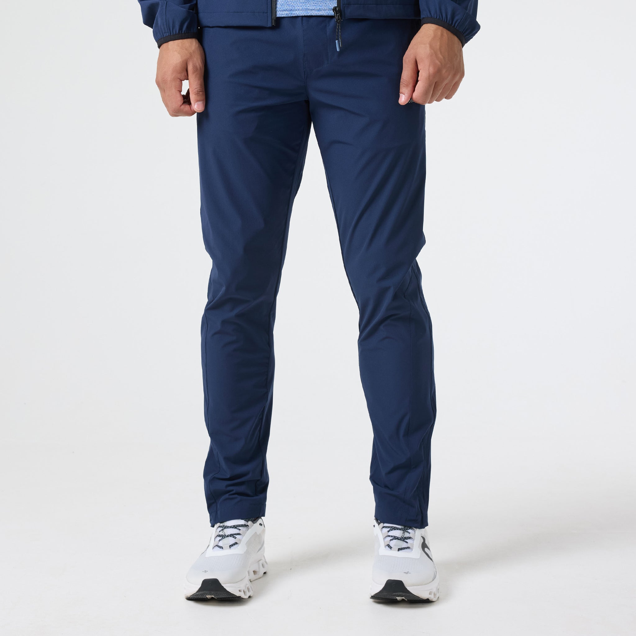High-Performance Tech Pants for Men - Comfortable & Durable Navy Blue Workout & Travel Pants | Perfect for Gym, Running, Hiking & Everyday Wear