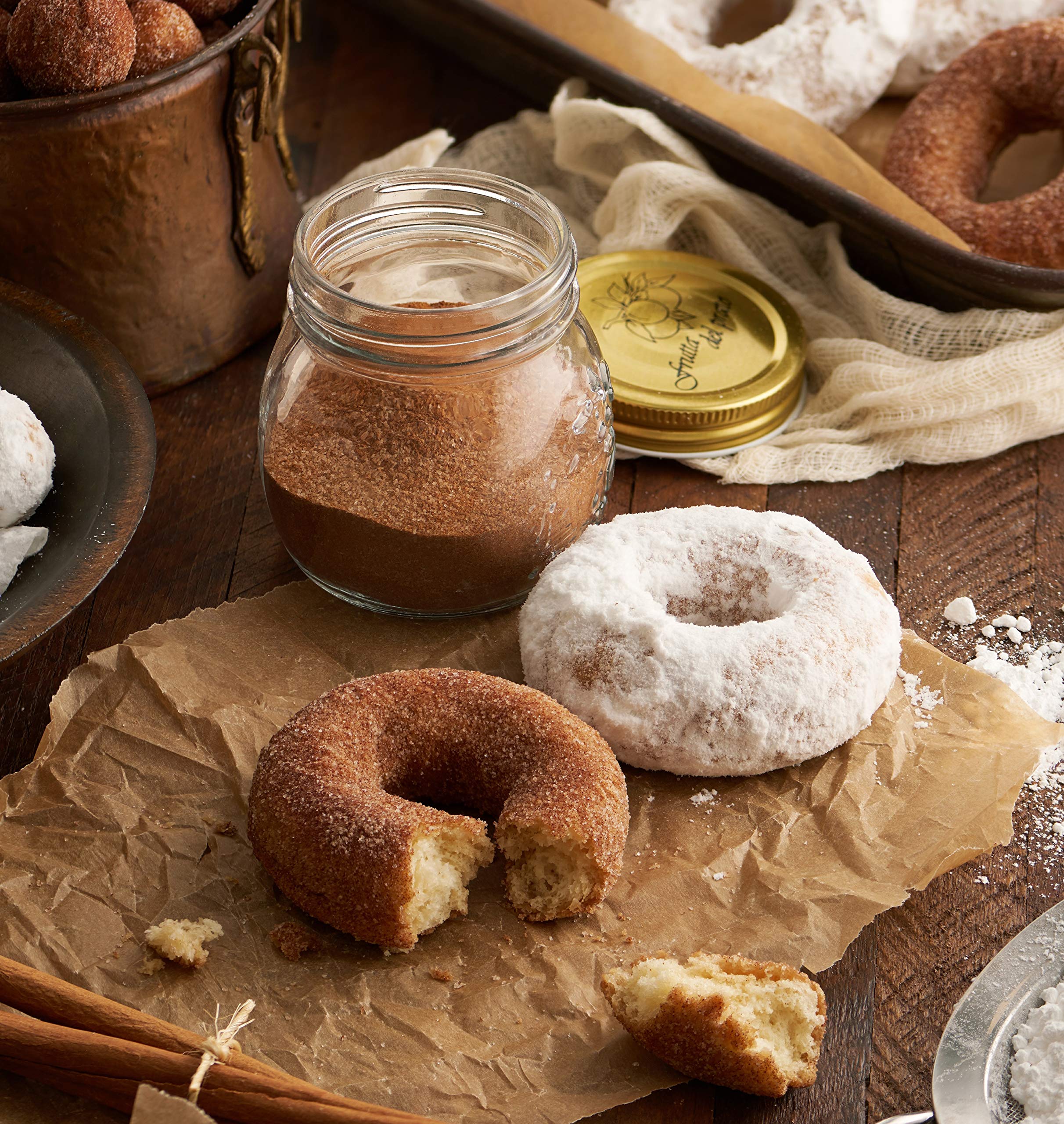 Katz Gluten Free Donuts Variety Pack - Top 4 Flavors (Powdered, Chocolate Frosted, Glazed, Cinnamon) | Dairy Free, Nut Free, Soy Free, Kosher Certified | Perfect for Breakfast, Snacks & Special Diets (8 Donuts Total)