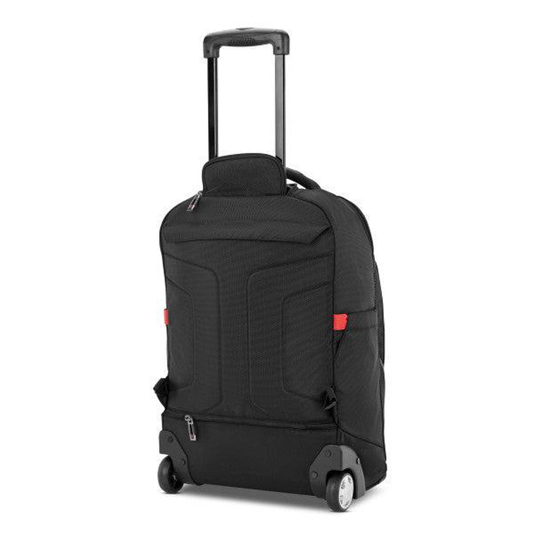 Samsonite Nutech Wheeled Backpack - Lightweight Carry-On Luggage with Spinner Wheels for Travel, Business & School | Durable Laptop Backpack with USB Charging Port