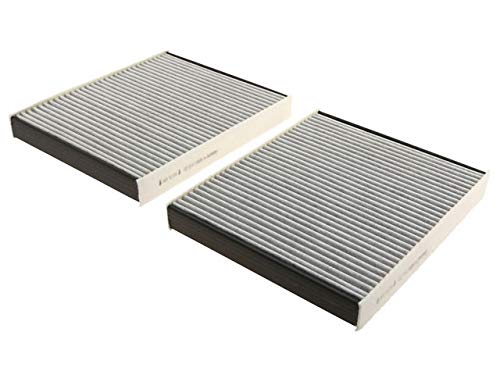 Premium Charcoal Cabin Air Filter Set for 2011-2016 BMW 535i - Improves Air Quality & Reduces Allergens - Perfect for City Driving & Polluted Areas