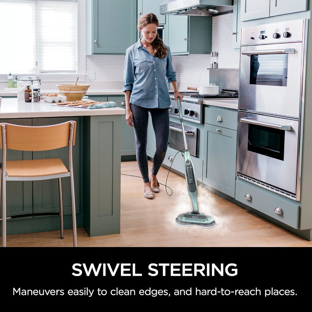 Shark S7005C All-in-One Hard Floor Steam Mop with Scrubbing & Sanitizing - Factory Serviced with Home Essentials Warranty - Perfect for Tile, Laminate & Hardwood Floors