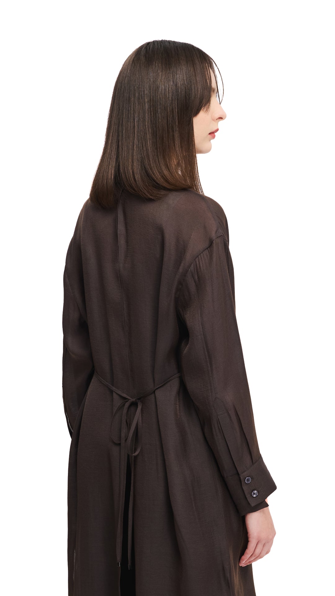 Asymmetrical Long Sleeve Shirt for Women - Trendy Oversized Button Down Blouse for Casual & Office Wear