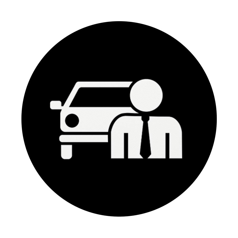 Car Salesman PopSockets Grip & Stand - Phone & Tablet Holder with Swappable Base | Perfect for Car Sales Professionals, Office Use & Daily Commuting