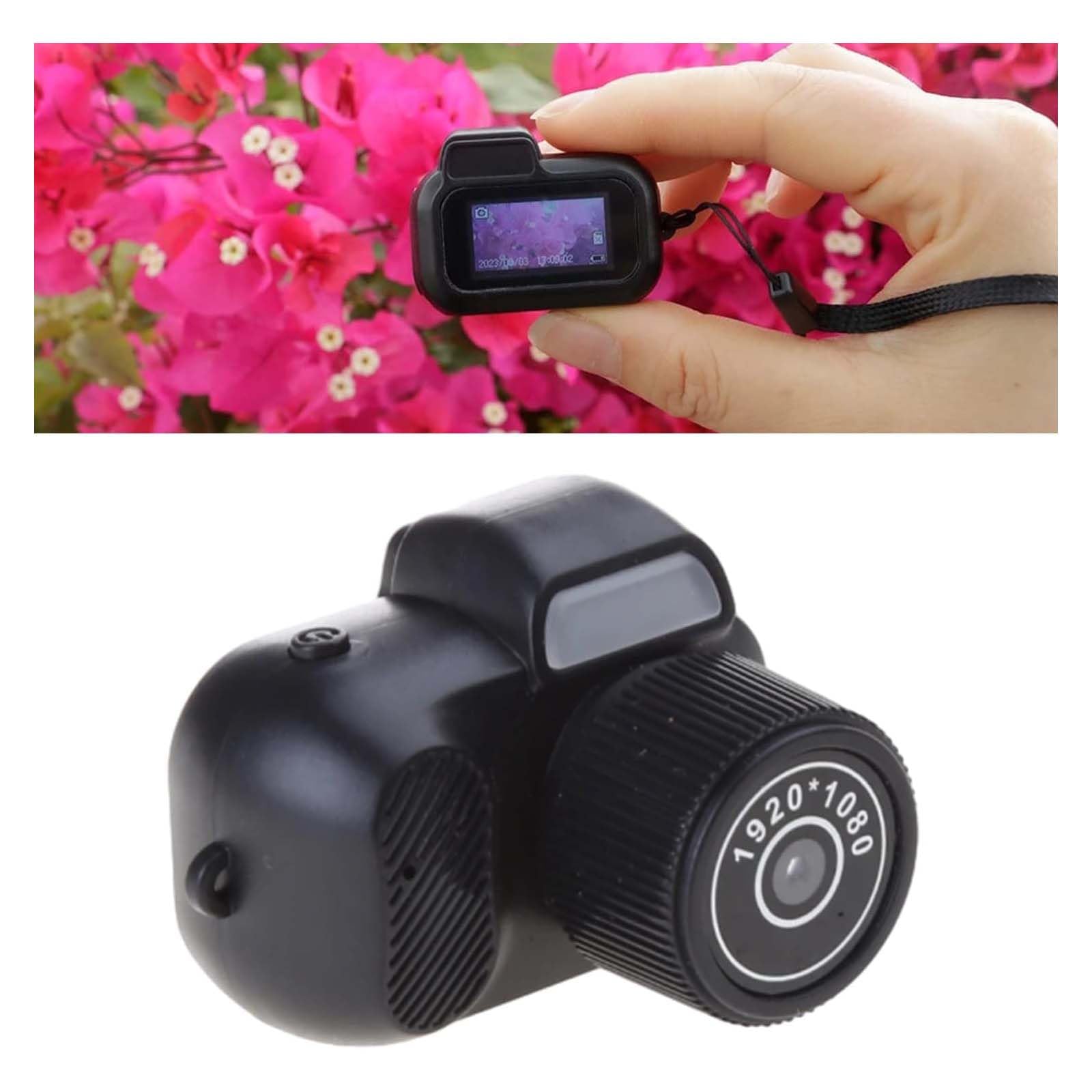 Niblido 2024 Keychain Camera - 1080P HD Mini Sports Camera with 100 Mins Battery Life, Portable Keychain Video Recorder for Students, Outdoor Adventures & Everyday Photography