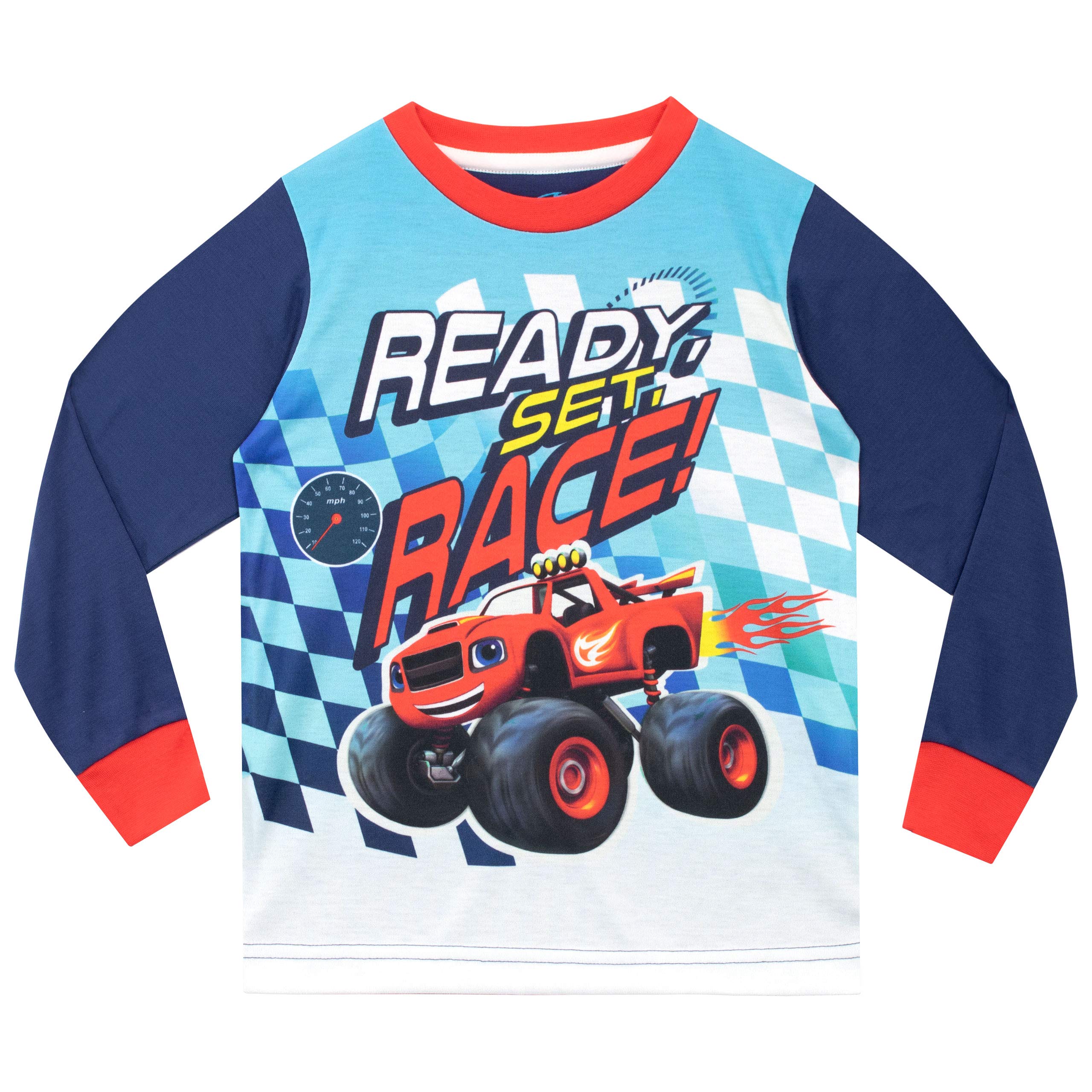 Blaze and The Monster Machines Boys Pajamas Set - Soft Cotton Kids Sleepwear with Fun Character Prints - Perfect for Bedtime, Lounging & Birthday Gifts