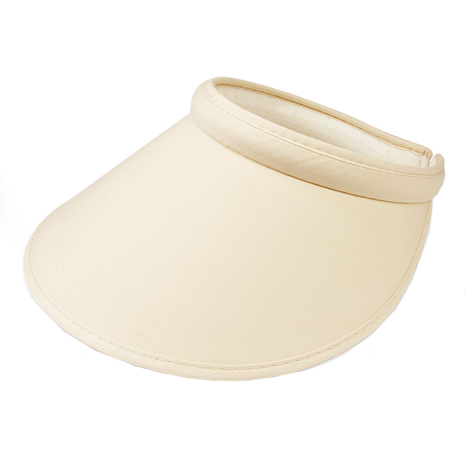 Women's Wide Brim UV Protection Summer Sun Visor Hat for Beach, Pool, Golf, and Outdoor Activities
