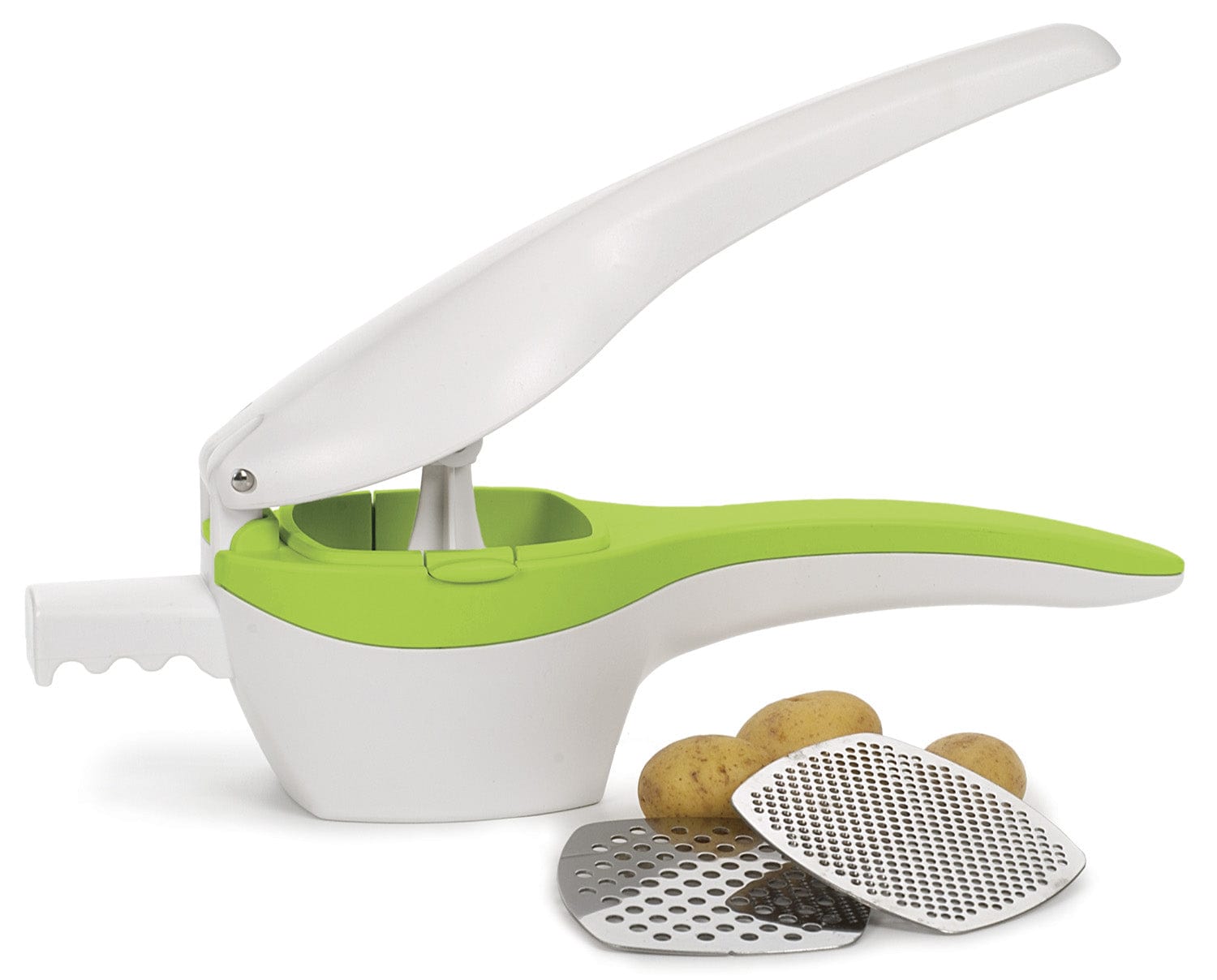 Premium Stainless Steel Potato Ricer - Heavy Duty Kitchen Tool for Mashed Potatoes, Baby Food & Purees - Perfect for Home Cooking & Professional Chefs