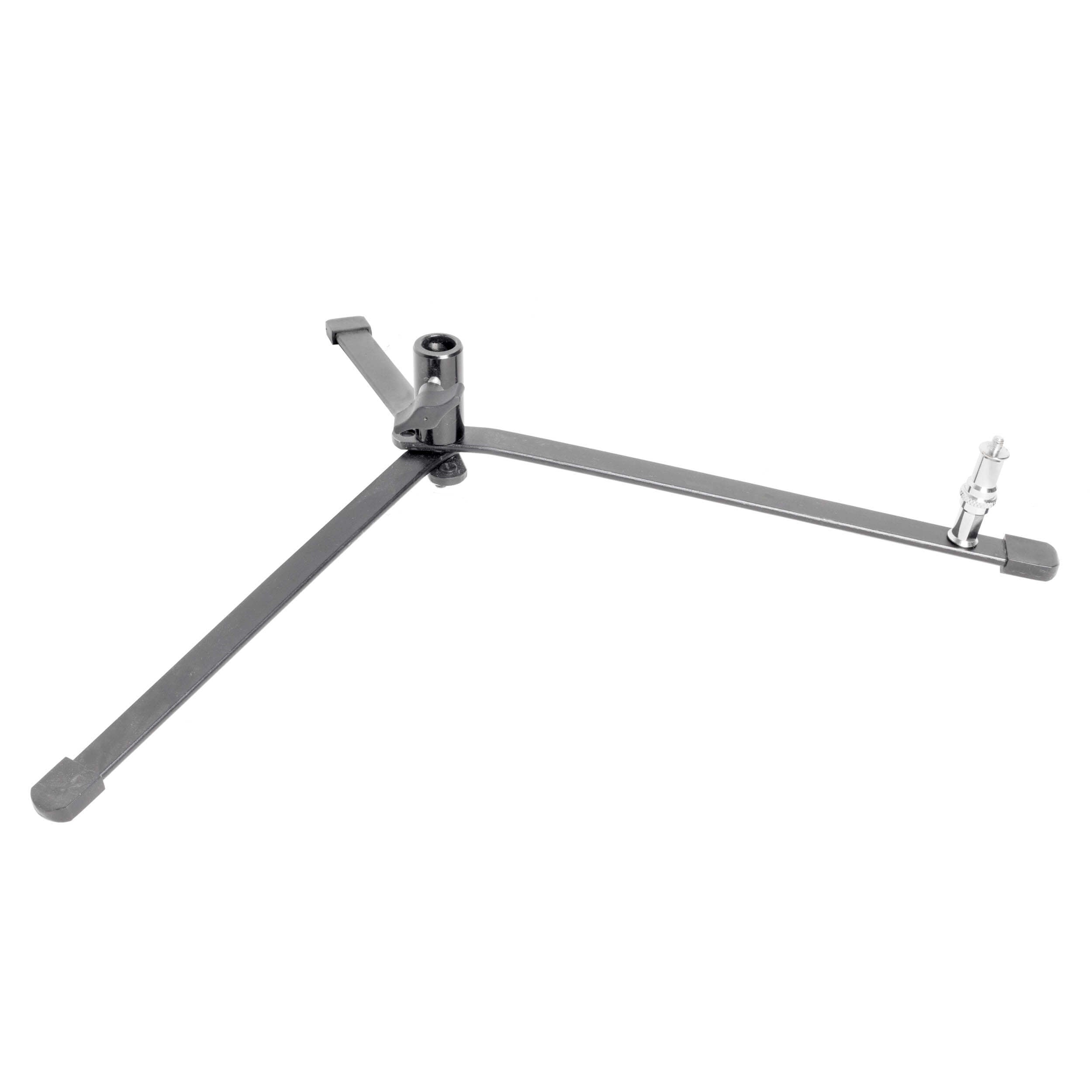 66cm Black Floor Stand Backlight Stand with Extension Arm - Perfect for Photography, Video Lighting, and Studio Setups