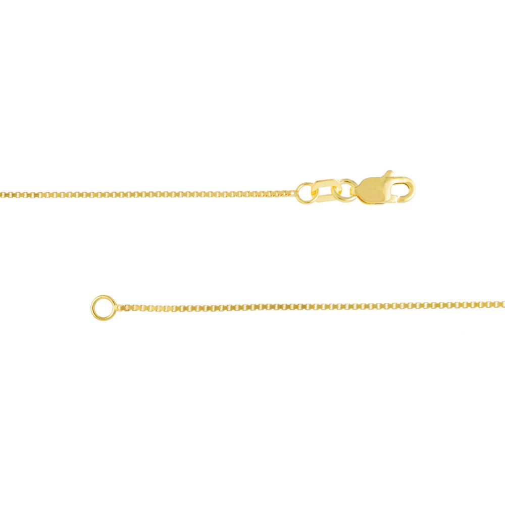 14K Gold Box Chain Necklace for Women - Dainty & Elegant Jewelry Gift for Her - Perfect for Everyday Wear, Parties & Special Occasions