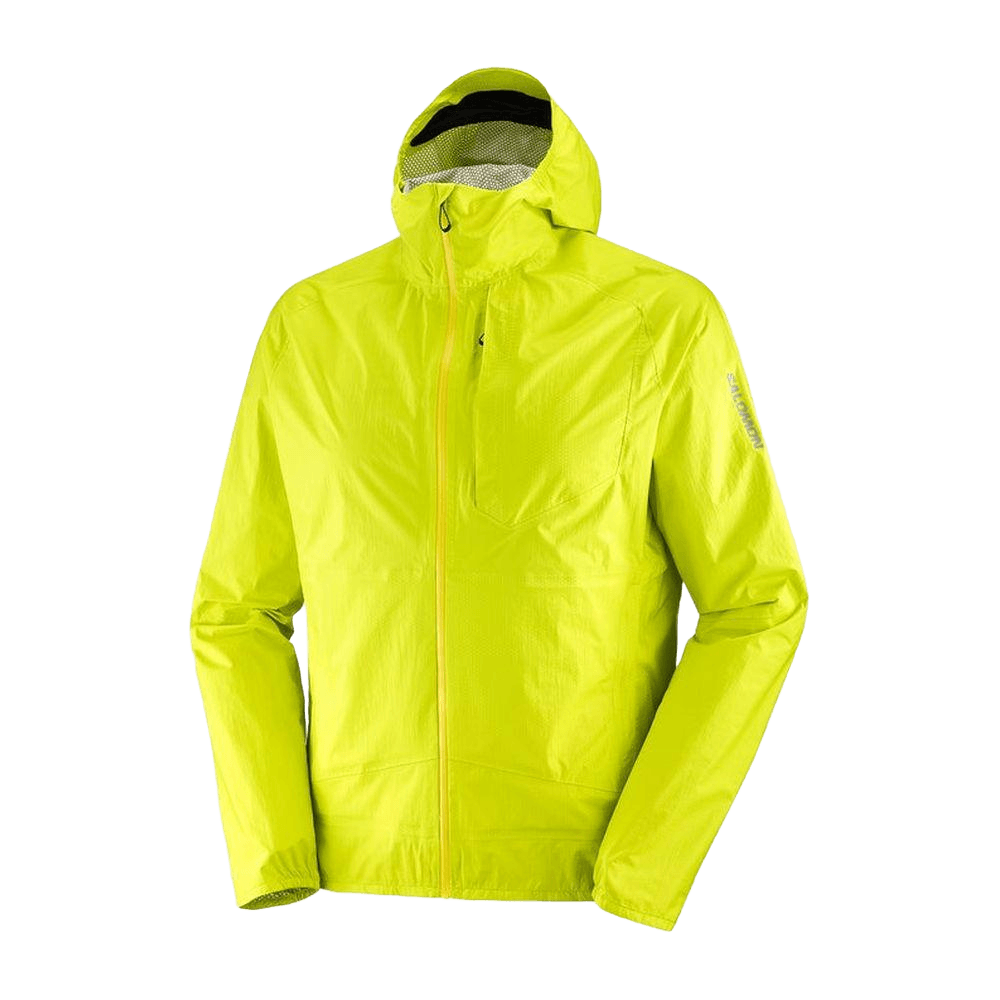 Salomon Men's Bonatti Waterproof Jacket - Lightweight Hiking Raincoat with Breathable Technology for Outdoor Adventures (LC2192500) - Perfect for Hiking, Camping & Mountain Climbing