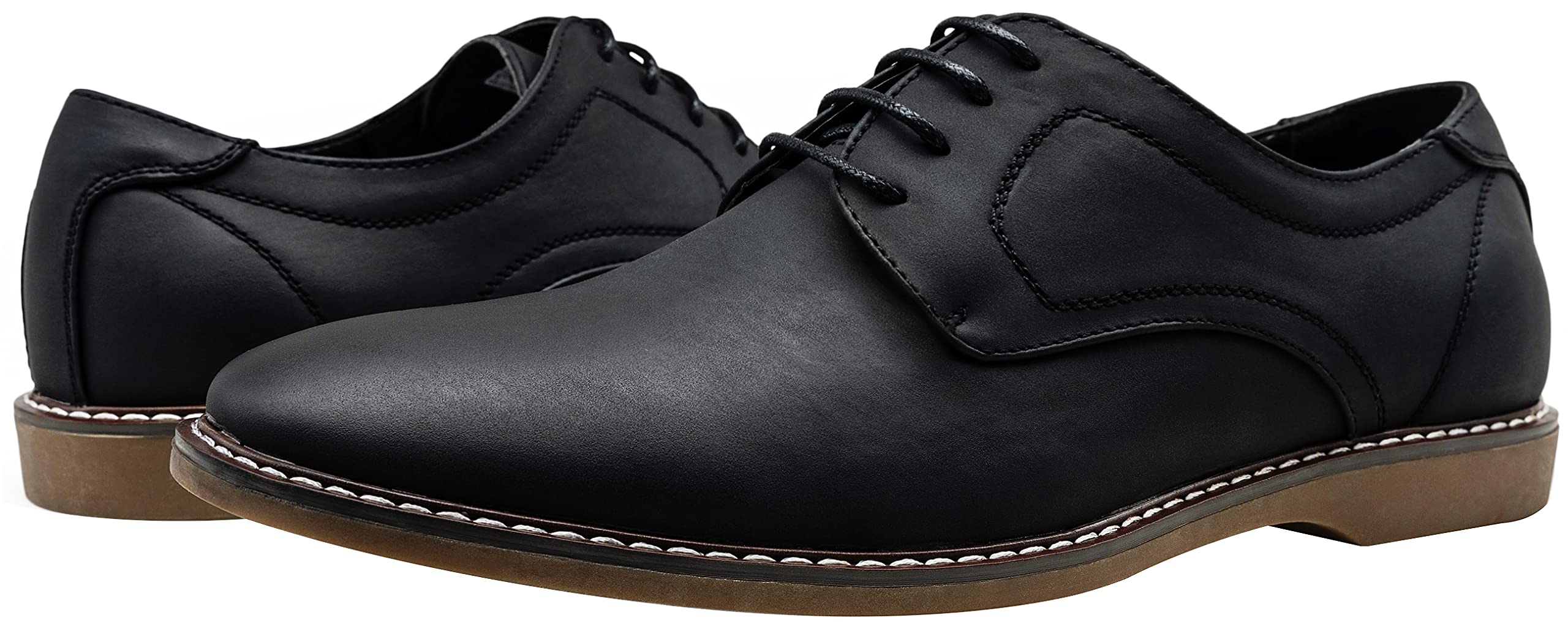 Jousen Men's Retro Business Casual Dress Shoes - Classic Oxford Style for Office & Formal Events - Perfect for Weddings, Work & Special Occasions