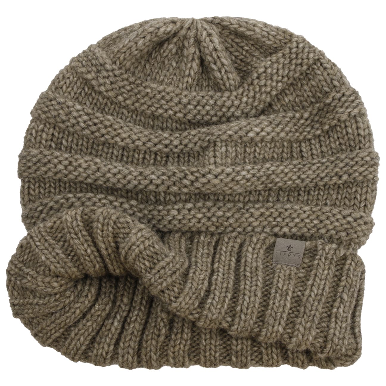 Lierys Long Beanie Knit Hat for Men & Women - Winter Warm Stretchy Slouchy Beanie - Cozy Soft Ribbed Knit Cap for Cold Weather - Perfect for Skiing, Hiking, and Outdoor Activities