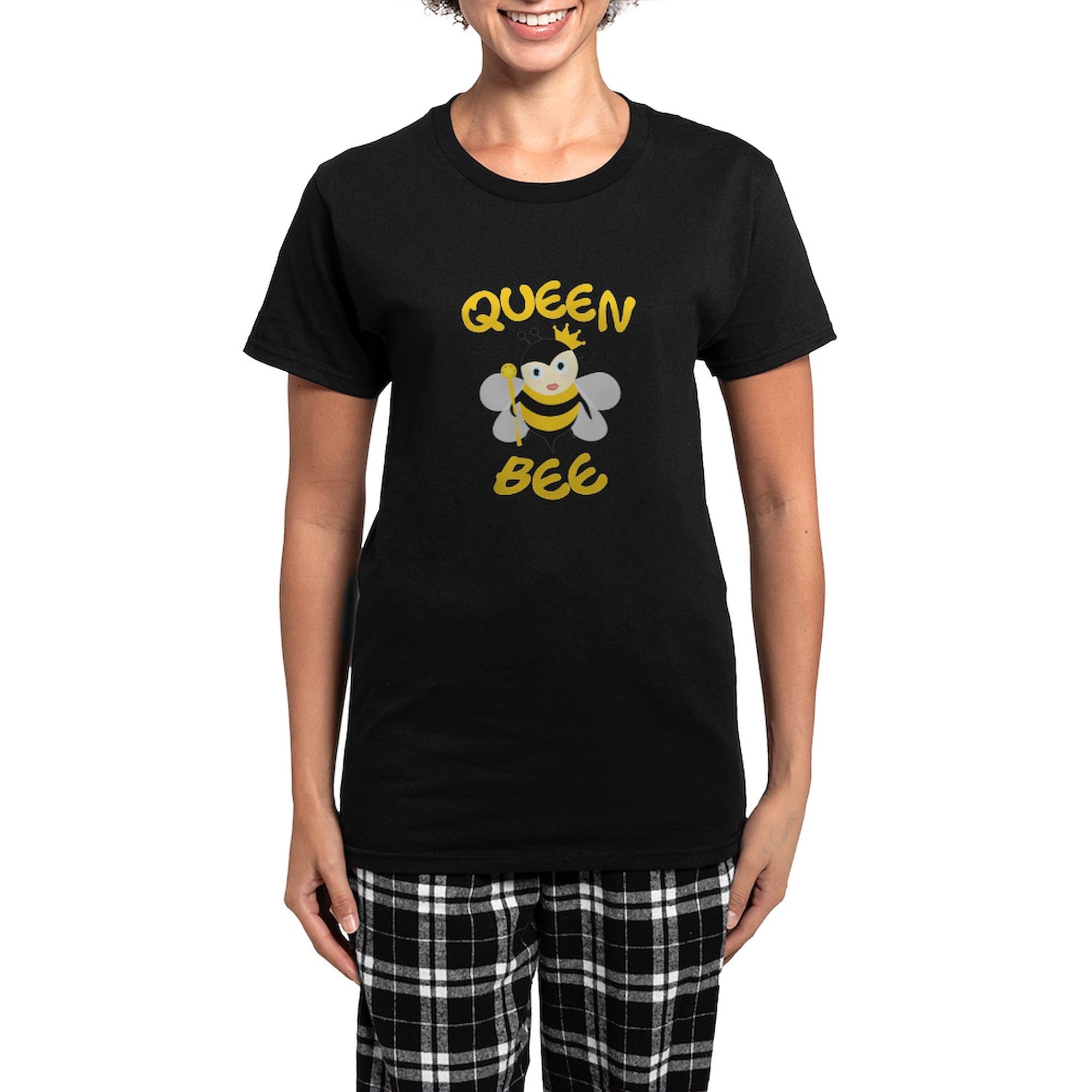 Queen Bee Pajamas for Women - Cute & Comfortable Novelty Sleepwear PJ Set - Perfect for Sleepovers, Girls Night In & Relaxing at Home