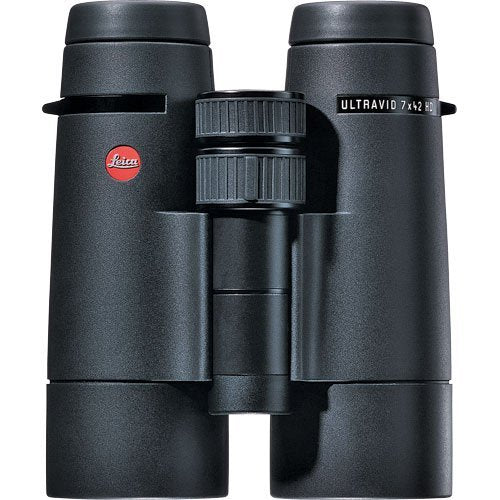 Leica 7x42 Ultravid HD Binoculars - Black Armored (Model 40292) | High Definition Optics for Bird Watching, Hunting & Outdoor Adventures