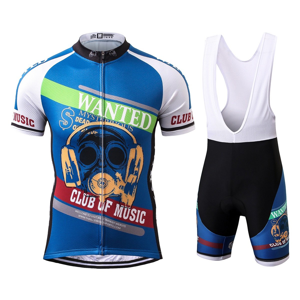 Thriller Rider Sports Men's Mountain Bike Short Sleeve Cycling Jersey - Breathable Outdoor Cycling Shirt for Road & Trail Riding - Available in 2 Colors