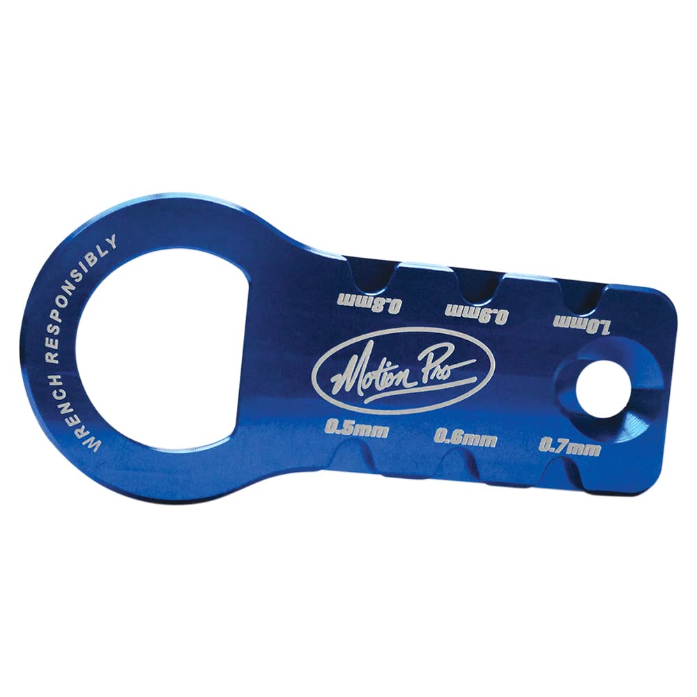 Motion Pro Spark Plug Gap Tool - Professional Gapper & Feeler Gauge for Motorcycle, ATV, Lawn Mower - Perfect for Tuning & Maintenance (Garage, DIY, Racing)