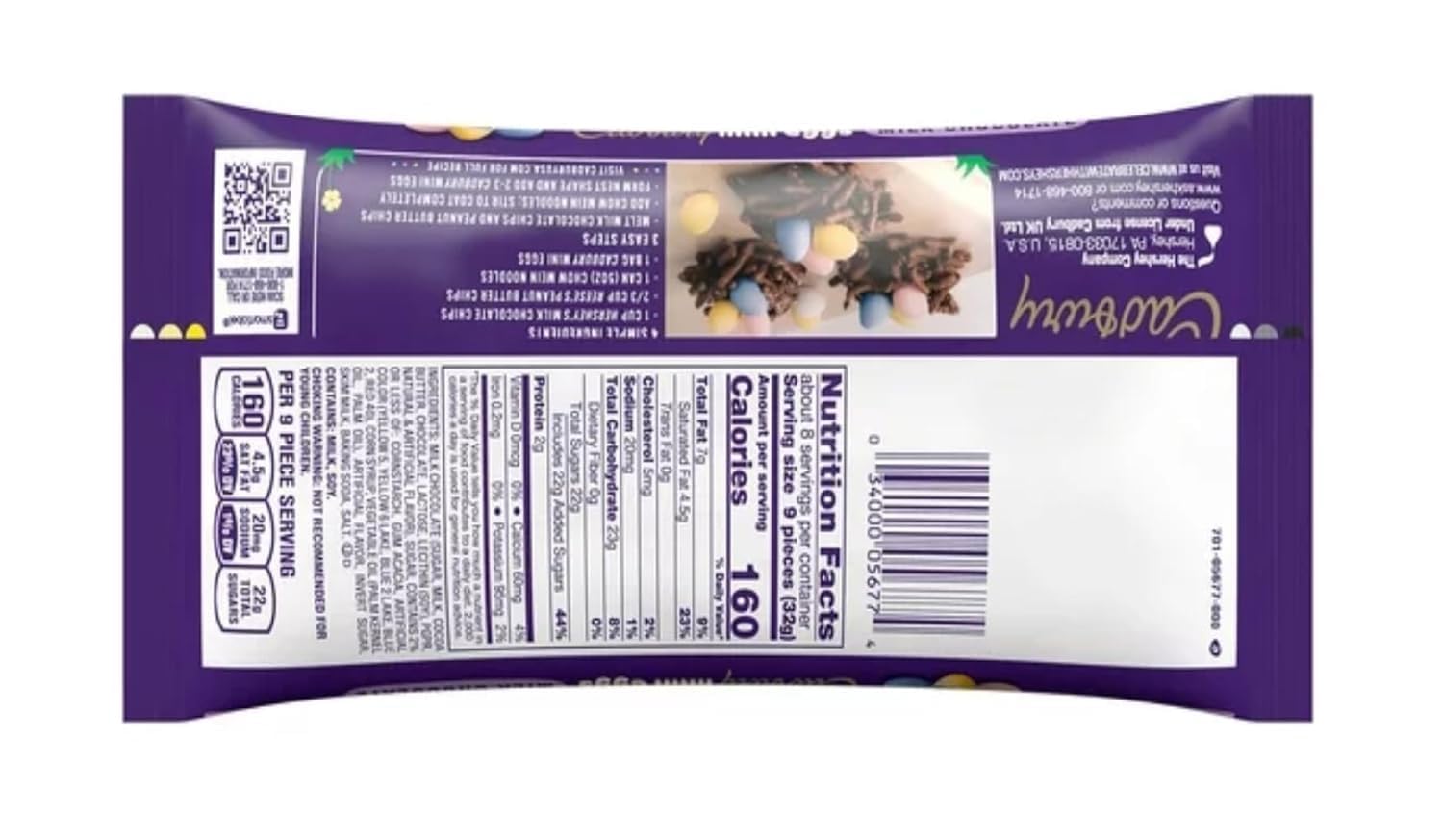**Cadbury Mini Eggs Milk Chocolate - 2 Packs (9 oz Each) | Creamy Easter Candy for Gifting, Parties & Holiday Treats | Delicious Chocolate Eggs for All Ages**