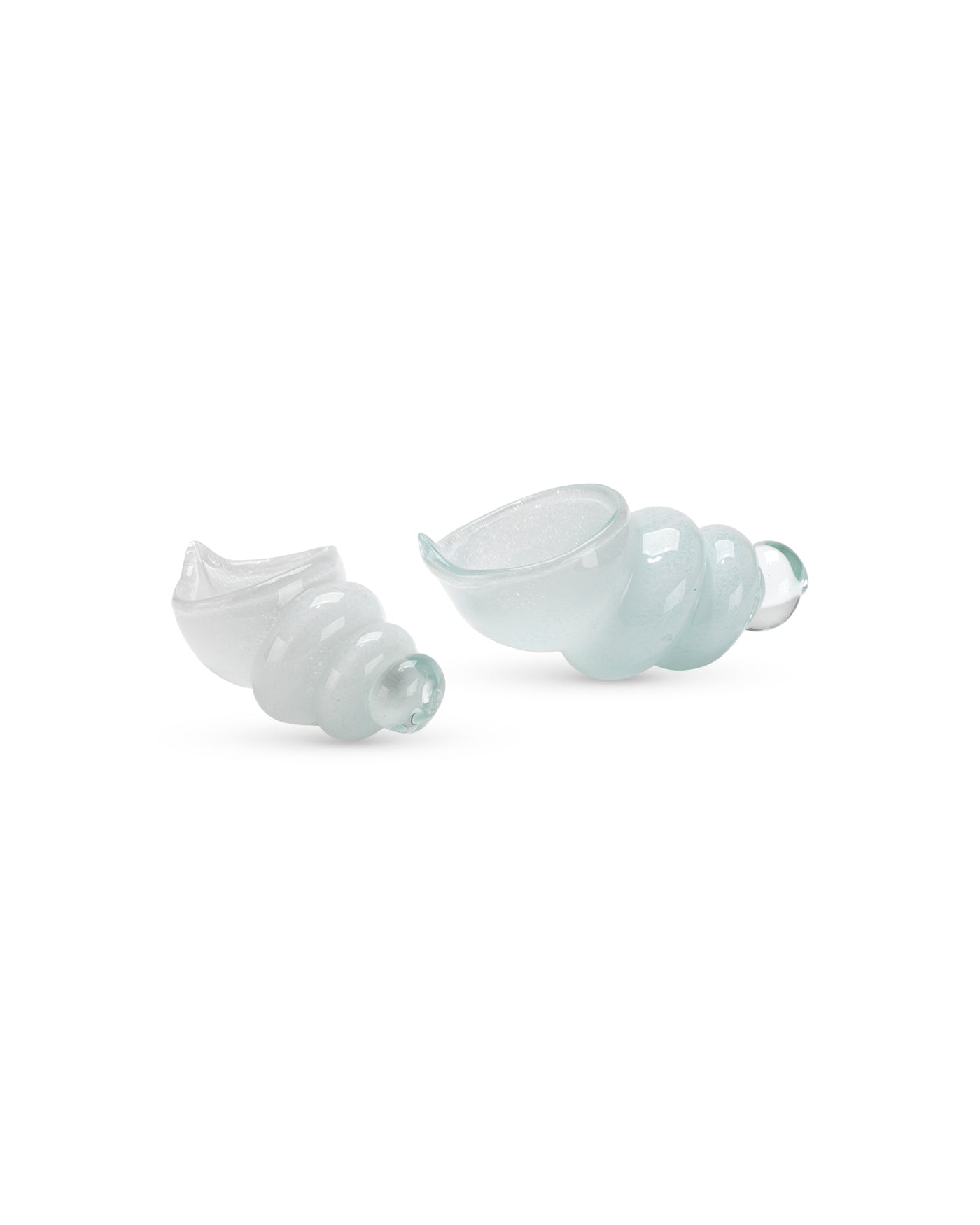 Premium White Ariel Shells (Set of 2) - Elegant Home Decor for Beach House, Bathroom & Coastal Themed Spaces