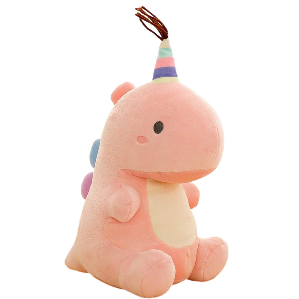 Adorable Cartoon Dinosaur Plush Toy - Soft Stuffed Animal Pillow for Kids & Adults (Pink) | Perfect Gift for Birthdays, Nursery Decor & Cuddling Companion