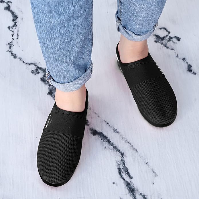 Women's Air Cushion Slip-On Walking Sneakers - Orthopedic Diabetic Tennis Shoes for Women - Comfortable Lightweight Walking Shoes for Daily Use, Workouts & Travel