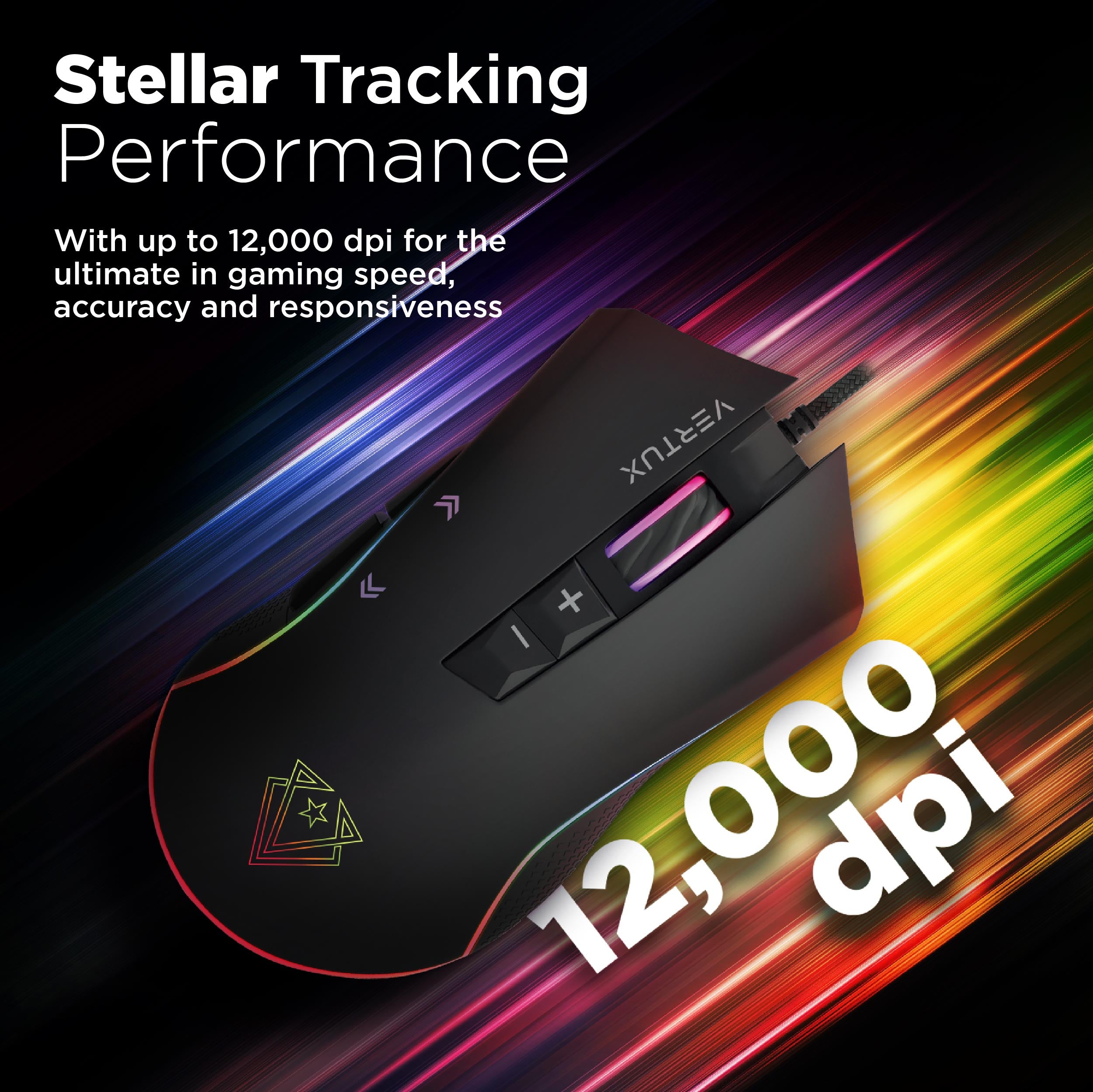 ActFast Ultimate Performance Gaming Mouse - High Precision RGB Wired Mouse for PC, Mac, Laptop - Perfect for FPS, MOBA, eSports & Office Work