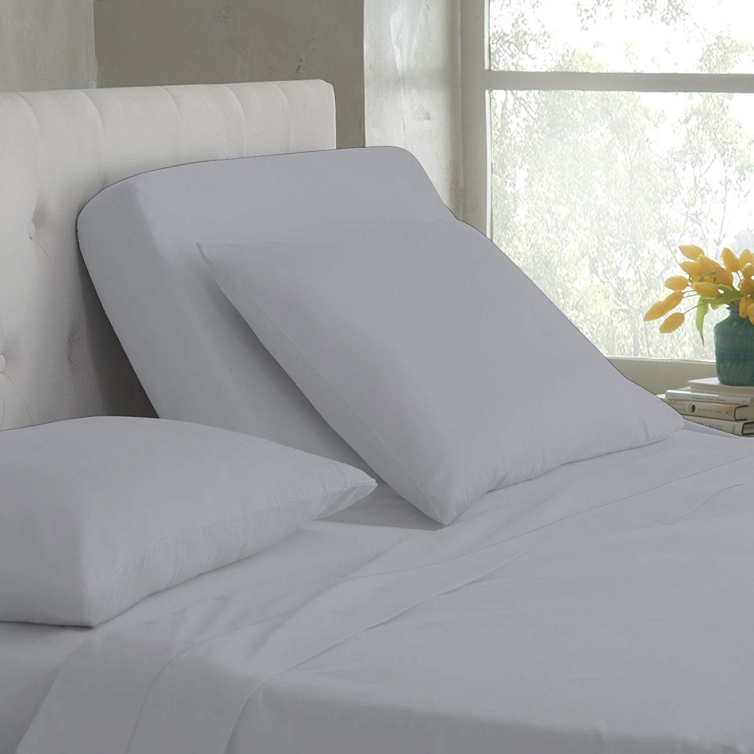 Premium 800 Thread Count 100% Egyptian Cotton Split Queen Sheet Set - 4Pcs Deep Pocket (21