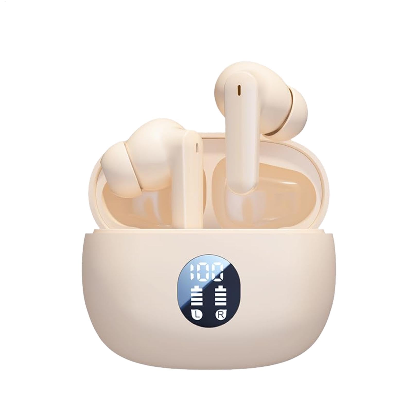 Premium Wireless Earbuds Bluetooth 5.0 with Active Noise Cancelling - True Wireless Stereo Sweatproof & Waterproof Earbuds for Running, Gym & Sports | Touch Control for Calls & Music | Perfect for Commuting, Workouts & Travel