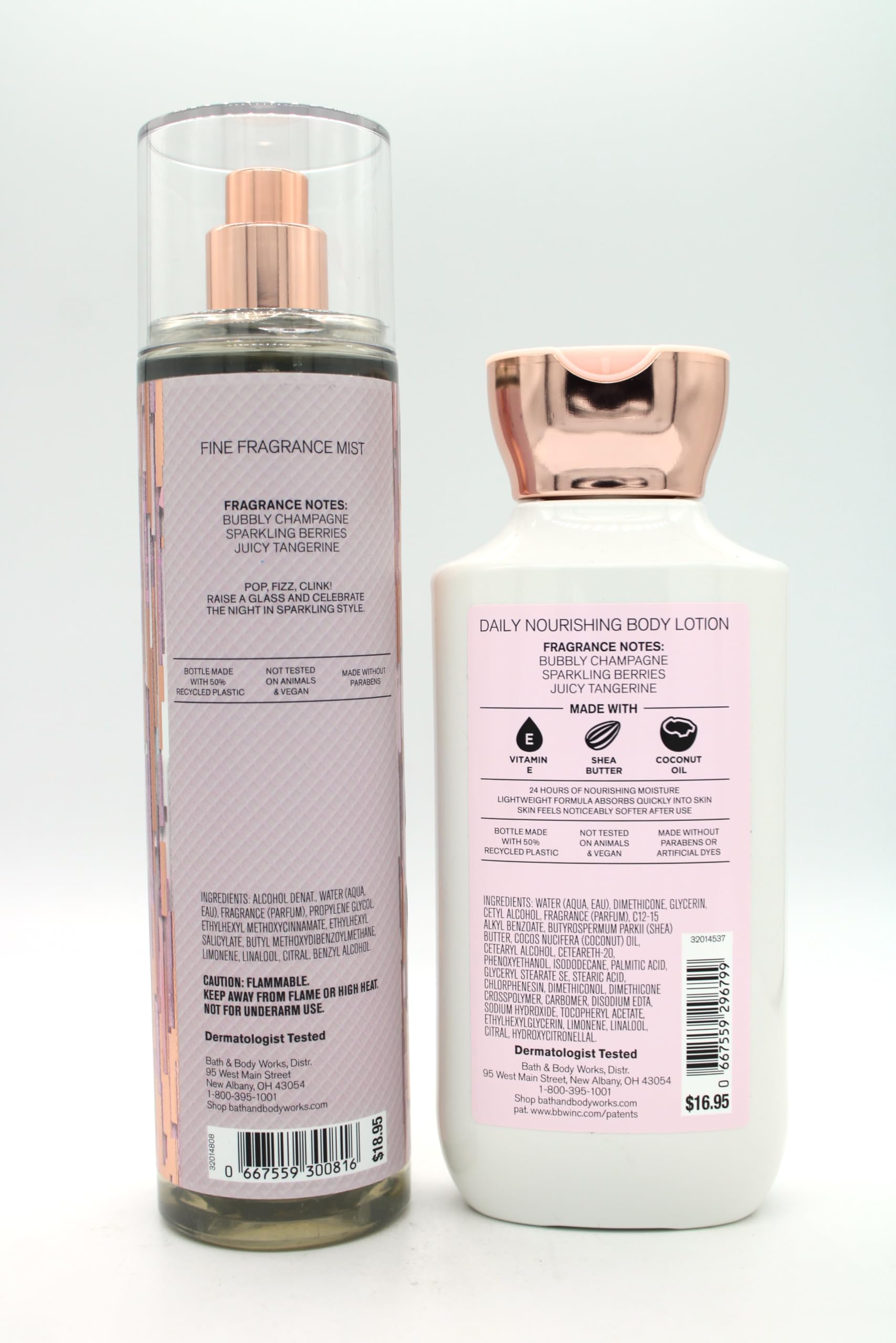 Champagne Toast Fragrance Mist & Body Lotion Set | Bath & Body Works Gift Bundle | Perfect for Birthdays, Anniversaries & Self-Care Moments