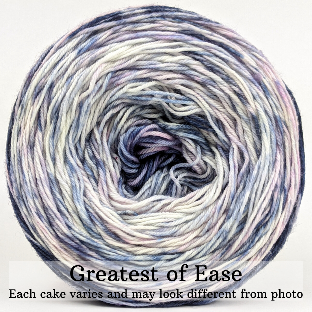 Knitcircus Yarns - A Quiet Night Modernist Yarn for Knitting & Crocheting | Premium Hand-Dyed Wool Ready to Ship | Perfect for Scarves, Sweaters & Cozy Winter Projects