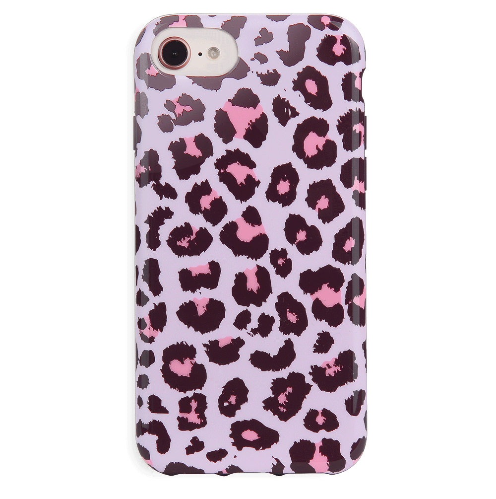Stylish Pink Leopard Print iPhone Case - Trendy Protective Cover for iPhone Models | Perfect Gift for Women & Girls | Great for Everyday Use, Travel & Fashion Accessories